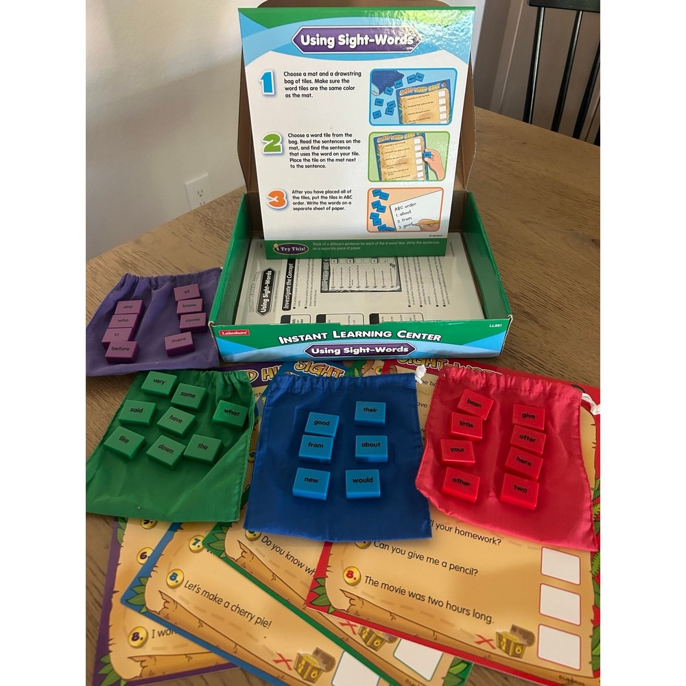 Lakeshore Using Sight Words Educational Learning Activity - Picture 3 of 7